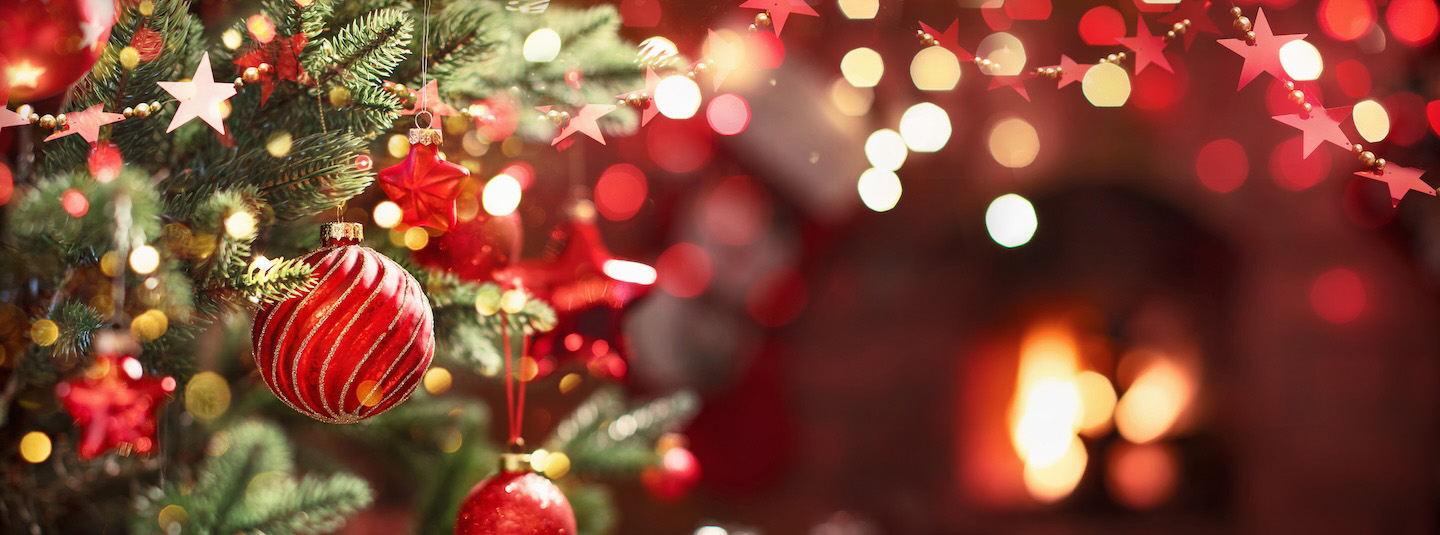 Christmas tree with ornaments