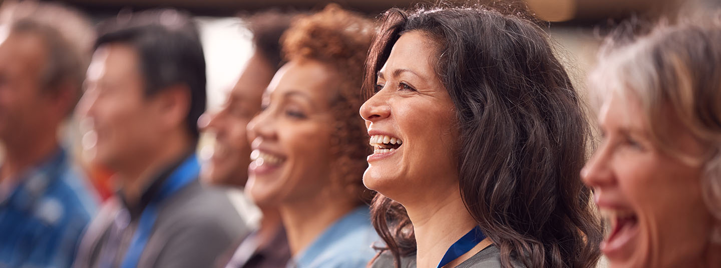 Women at conference